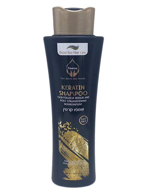 Кератиновый шампунь для восстановления структуры волос Finesse 400ml