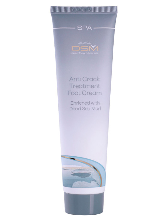 Крем для ніг від тріщин, збагачений грязями Мертвого моря DSM