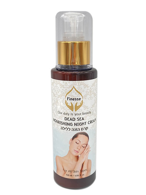 Нічний живильний крем з мінералами мертвого моря Finesse 120мл